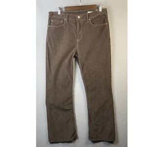 NOEND Denim Womens 31 Corduroy Brown Kick Flare Pants Western Cowgirl Made In US